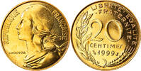 France 20 Centimes Coin, Marianne, Paris, Aluminum-Bronze -
