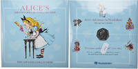 Isle of Man 50 Pence Coin, Alice, Set, Copper-nickel -