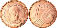 VATICAN CITY Euro Cent Rome, BU, Copper Plated Steel, KM:375 -