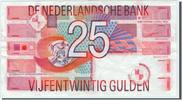 Netherlands 25 Gulden Banknote -