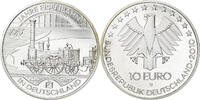 GERMANY - FEDERAL REPUBLIC 10 Euro 175 Years German Railroad, Munich -