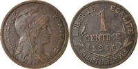 France Centime Coin, Dupuis, Paris, Bronze, KM:840 -