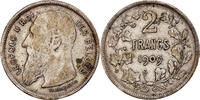 Belgium 2 Francs, 2 Frank Coin, Silver, KM:58.1 -