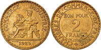 France 2 Francs Coin, Chambre de commerce, Paris -