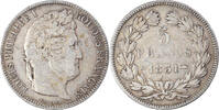 France 5 Francs Coin, Louis-Philippe, Strasbourg, Silver -
