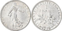 France Franc Coin, Semeuse, Paris, Silver, KM:844.1 -