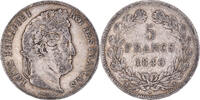 France 5 Francs Coin, Louis-Philippe, Bordeaux, Silver -