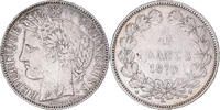 France 5 Francs Coin, Cérès, Bordeaux, Silver, KM:818.2 -