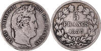 France 5 Francs Coin, Louis-Philippe, Marseille, Silver -