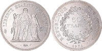 France 50 Francs Coin, Hercule, Hybrid issue, Silver -