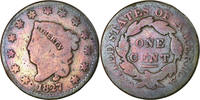 United States Cent Coin, Coronet Cent, U.S. Mint, Philadelphia -