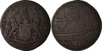 INDIA-BRITISH 20 Cash Coin, MADRAS PRESIDENCY, Soho Mint, Birmingham -