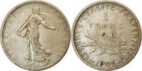 France Franc Coin, Semeuse, Paris, Silver, KM:844.1 -