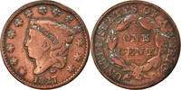 United States Cent Coin, Coronet Cent, U.S. Mint, Philadelphia -