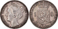 Netherlands Gulden Coin, Wilhelmina I, Utrecht, Silver -