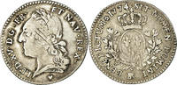 France 24 Sols, 1/5 ECU Coin, Louis XV, 1/5 Écu à la vieille tête -