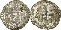 France Douzain Coin, Henri III, Poitiers, Billon -