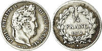 France 1/4 Franc Coin, Louis-Philippe, Lille, Silver -