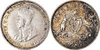 Australia Threepence Coin, George V, Silver, KM:24 -