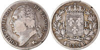 France Franc Coin, Louis XVIII, Louis XVIII, Limoges, Very rare -