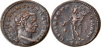 Follis Coin, Constantius I, Trier, Copper, RIC:213a -