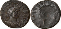 Aurelianus Coin, Carinus, Ticinum, Incuse strike, Billon -