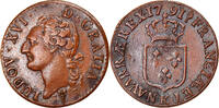 France 1/2 Sol Coin, Louis XVI, 1/2 Sol ou 1/2 sou, Bordeaux -