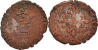 Italy Liard Coin, Delfino Tizzone, Desana, Copper -