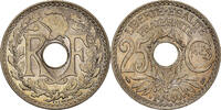 France 25 Centimes Coin, Lindauer, Paris, Nickel-Bronze -