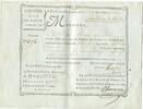 France Traite Colonies, Isle de France, 7000 Livres, Expédition de l'Inde -
