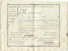 France Traite Colonies, Isle de France, 3000 Livres, L'Orient -