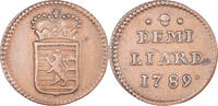 Luxembourg 1/2 Liard Coin, Joseph II, Brussels, Copper, KM:10 -
