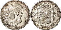 Spain 2 Pesetas 1882 Madrid Coin, Alfonso XII, Madrid, Silver, KM:678.2 S+ 158.56 元  ＋  41.42 元 运费