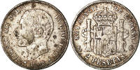 Spain 2 Pesetas 1882 Madrid Coin, Alfonso XII, Madrid, Silver, KM:678.2 S+ 150.19 元  ＋  41.42 元 运费