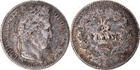 France 1/4 Franc Coin, Louis-Philippe, Paris, Silver -
