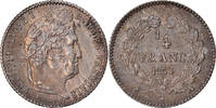 France 1/4 Franc Coin, Louis-Philippe, Paris, Silver -