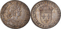 France 1/12 ECU, 10 Sols Coin, Louis XIV, 1/12 Écu à la mèche courte -