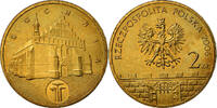 Poland 2 Zlote Coin, Warsaw, Brass, KM:543 -
