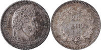 France 25 Centimes Coin, Louis-Philippe, Rouen, Silver -