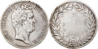 France 5 Francs Coin, Louis-Philippe, Lille, Silver -