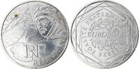 France 10 Euro Réunion, Paris, Silver, Gadoury:EU514 -
