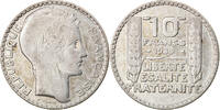 France 10 Francs Coin, Turin, Paris, Silver, KM:878 -