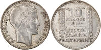 France 10 Francs Coin, Turin, Paris, Silver, KM:878 -
