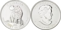 Canada 5 Dollars Coin, Elizabeth II, Silver, KM:1052 -