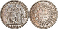 France 5 Francs Coin, Hercule, Paris, Silver, KM:820.1 -