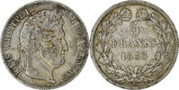 France 5 Francs Coin, Louis-Philippe, Lille, Silver -