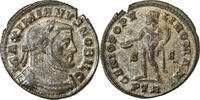 Follis Coin, Galerius, Trier, Bronze, RIC:594b -