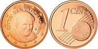 VATICAN CITY Euro Cent BU, Copper Plated Steel, KM:375 -