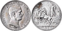 Italy Lira Coin, Vittorio Emanuele III, Rome, Silver, KM:57 -