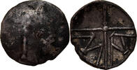 Obol Coin, Salyens, Silver, Delestrée:manque. -